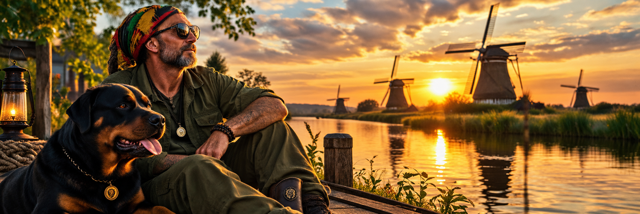 YELLOW MAN • CANAL SUNSET