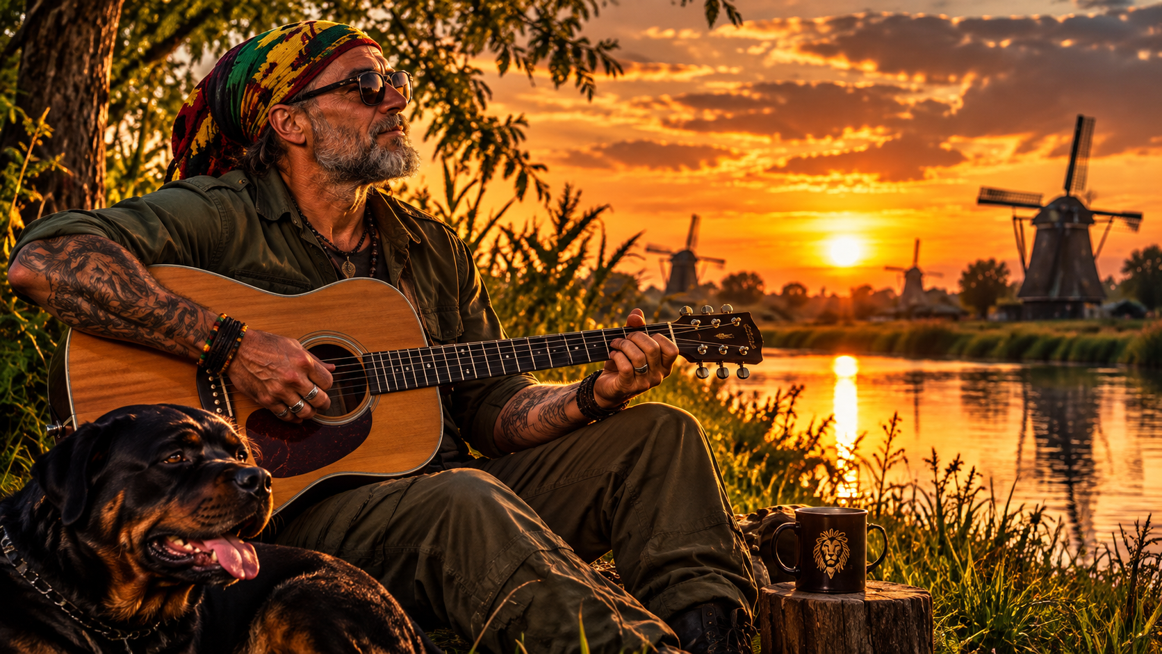 YELLOW MAN • GUITAR & SUNSET