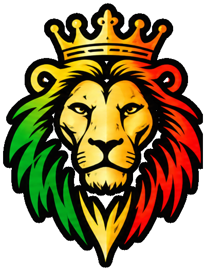 Yellow Man lion emblem